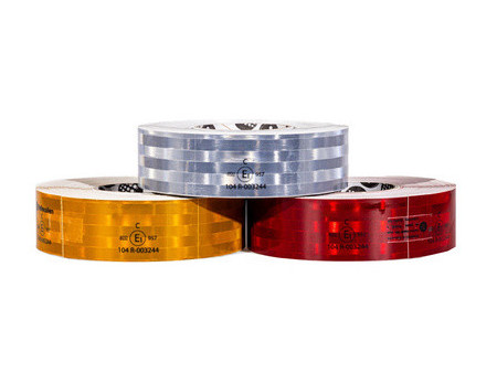 IWH Contour de sécurité ECE-104, 50 mm x 50 m, rouge