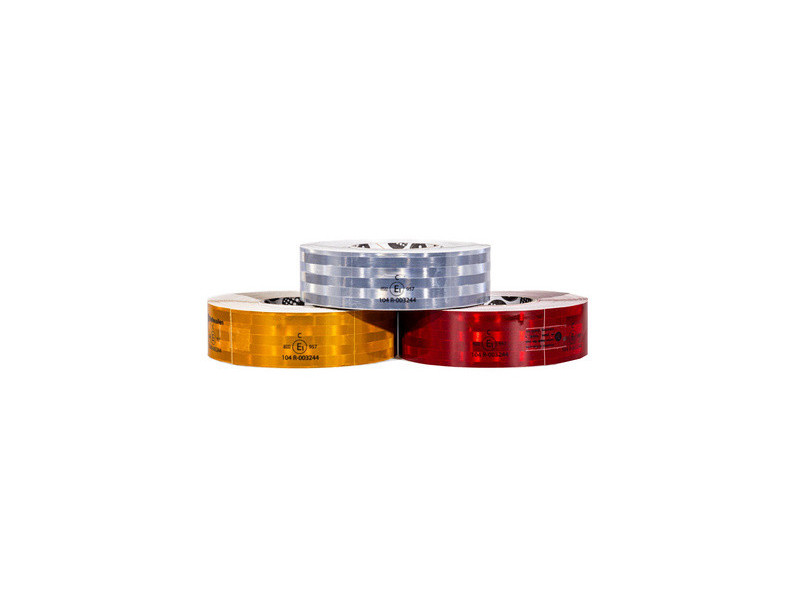 IWH Contour de sécurité ECE-104, 50 mm x 50 m, rouge