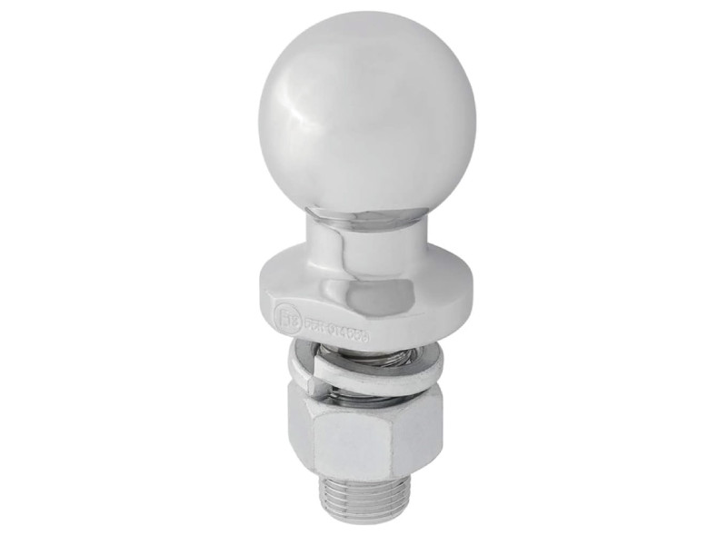 IWH Rotule d'attelage, boule de 50 mm, argent
