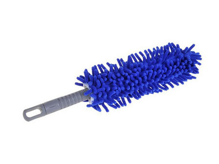 IWH Brosse microfibres pour jantes, bleu/gris