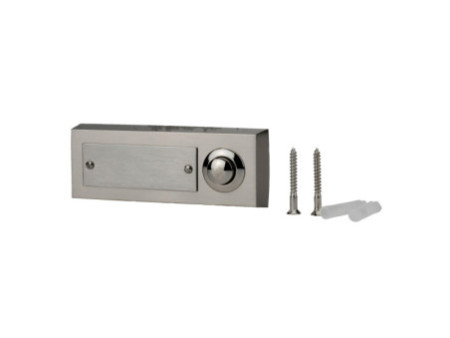 UniTEC Bouton pour sonnette, zinc moulé, 1 bouton