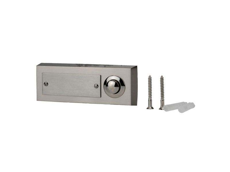 UniTEC Bouton pour sonnette, zinc moulé, 1 bouton