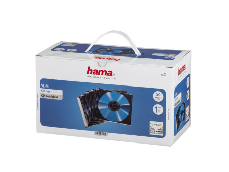 hama Boîtier vide CD 'Slim', Slim case, boîte en plastique