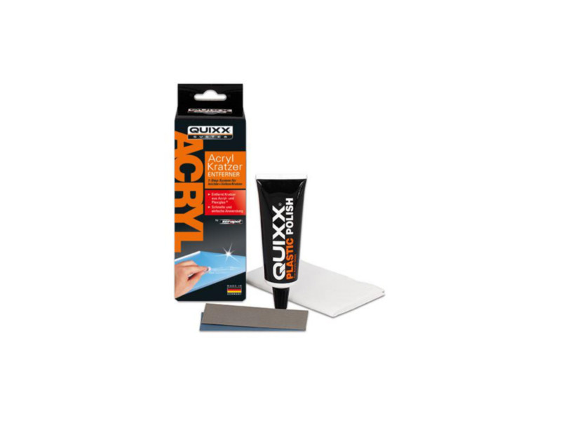 QUIXX Efface-rayures, pour verre acrylique, 4 pièces