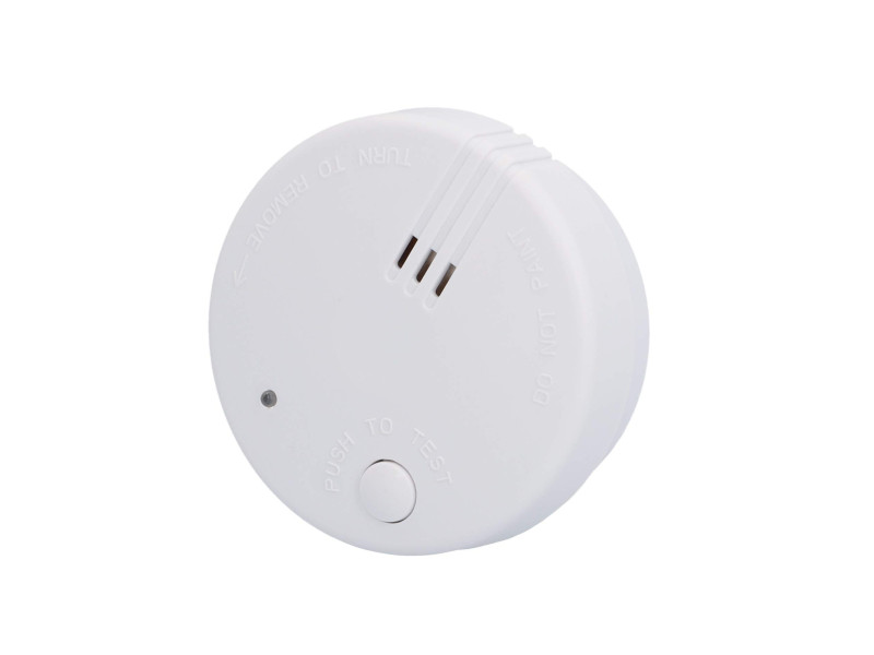 uniTEC Détecteur de fumée CE Mini, signal: env. 85 dB, blanc