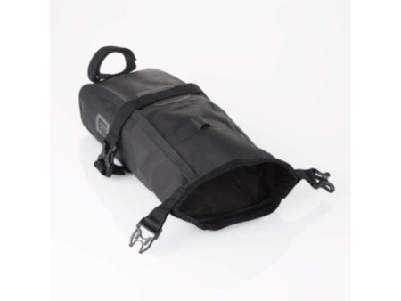 FISCHER Sacoche de vélo, imperméable, rouge / noir