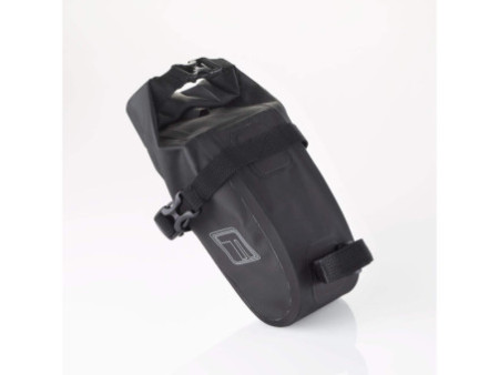 FISCHER Sacoche de vélo, imperméable, rouge / noir