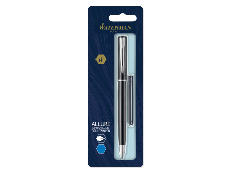 WATERMAN Stylo plume Allure, Noir C.T., sous blister