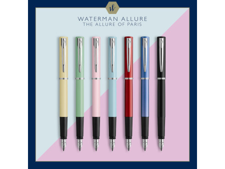 WATERMAN Stylo plume Allure, Noir C.T., sous blister