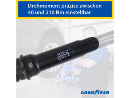 GOODYEAR Clé dynamométrique, avec une poignée antidérapante