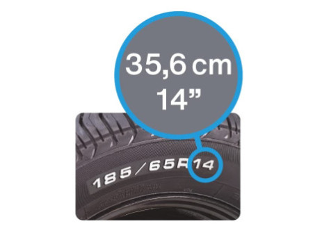 GOODYEAR Enjoliveur 'Memphis', 14' (35,56 cm), argent
