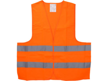 cartrend Gilet de sécurité, EN ISO 20471, orange