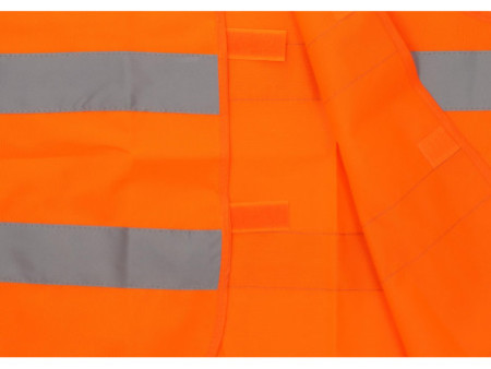 cartrend Gilet de sécurité, EN ISO 20471, orange
