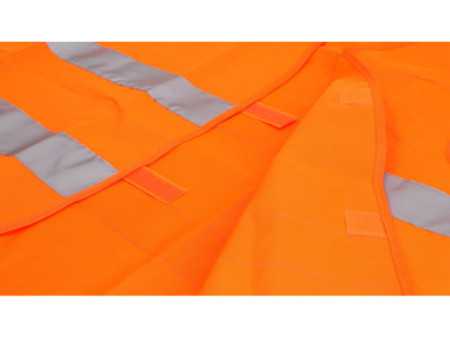 cartrend Gilet de sécurité, EN ISO 20471, orange