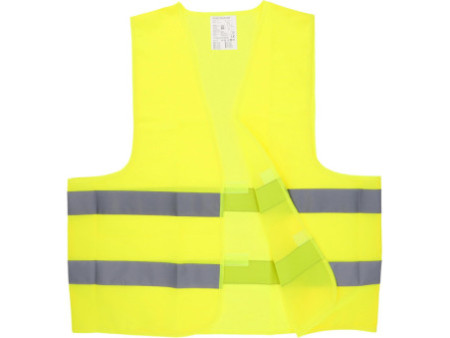 cartrend Gilet de sécurité, EN ISO 20471, jaune