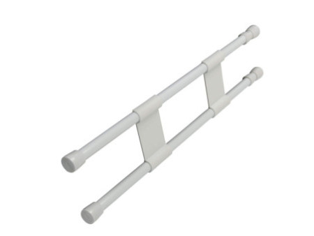 cartrend Barre de maintien double, longueur : 410 - 710 mm