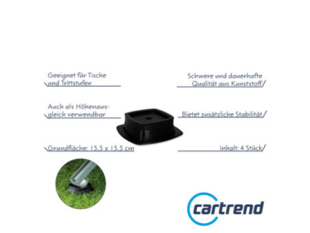 cartrend Plaque de stabilisation pour caravane, empilable