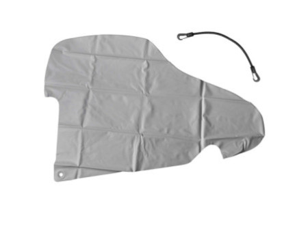 cartrend Housse pour timon, en plastique, gris