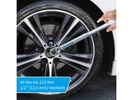 cartrend Clé dynamométrique pour véhicule, jusqu'à 210 Nm