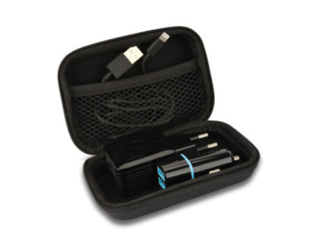 cartrend Kit de voyage chargeur USB Lightning, 12V, 4 pièces