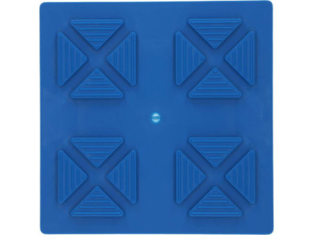 cartrend Plaque de stabilisation pour vérins, bleu, jeu de 4