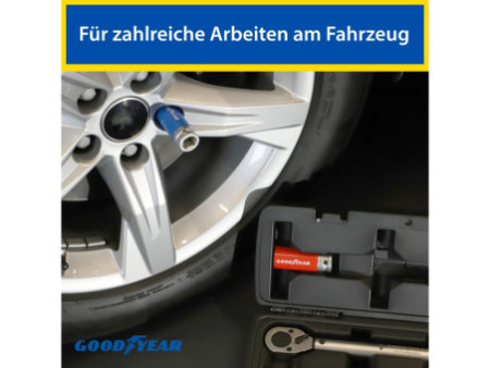 GOODYEAR Kit de changement de roue de voiture, 6 pièces