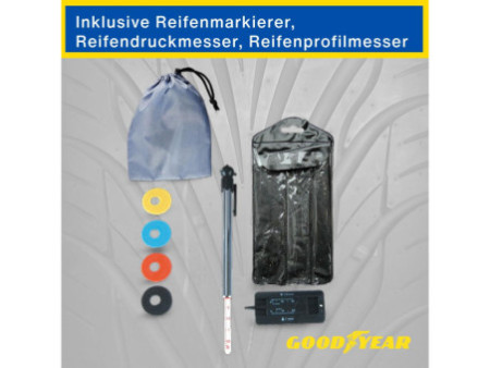 GOODYEAR Support de rangement mobile pour 4 pneus/roues