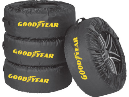 GOODYEAR Jeu de housses de protection pour pneus, 4 pièces