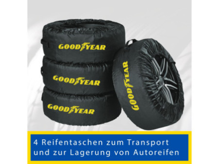 GOODYEAR Jeu de housses de protection pour pneus, 4 pièces