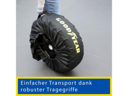 GOODYEAR Jeu de housses de protection pour pneus, 4 pièces