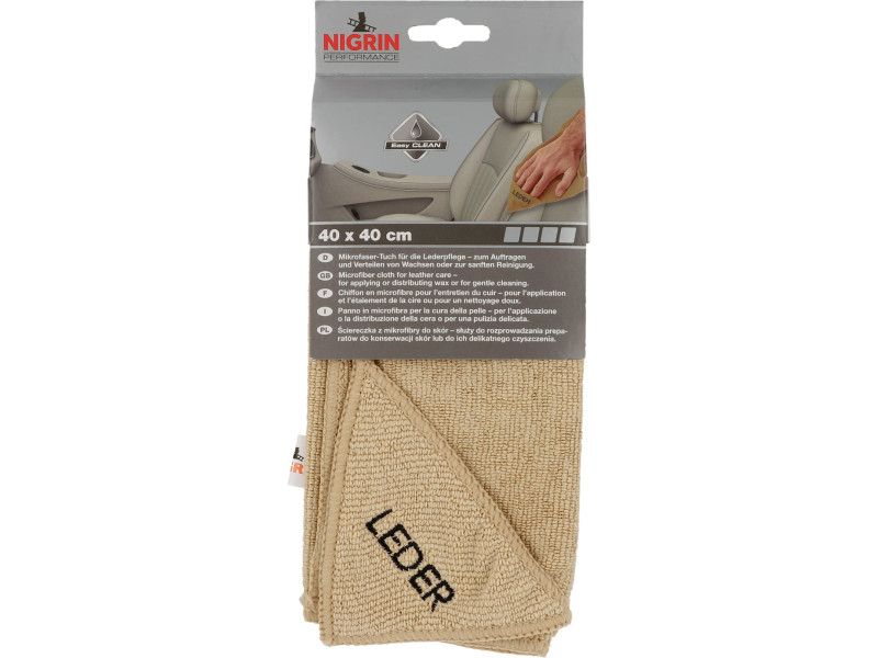 NIGRIN Performance Chiffon en microfibre, pour cuir