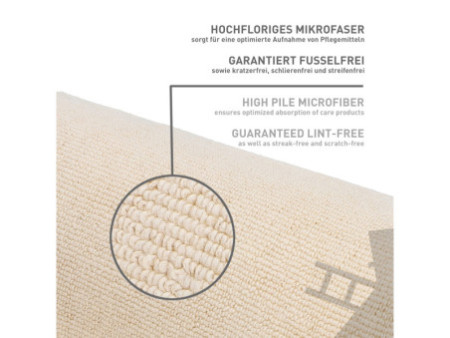 NIGRIN Performance Chiffon en microfibre, pour cuir
