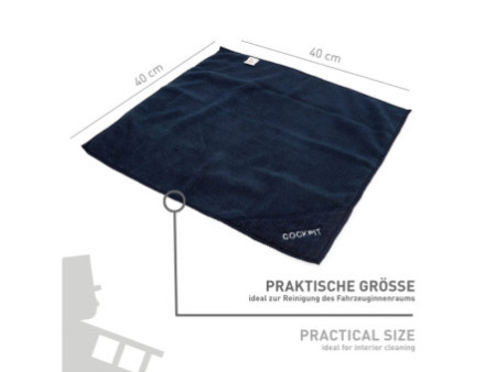 NIGRIN Performance chiffon en microfibres, pour habitacle