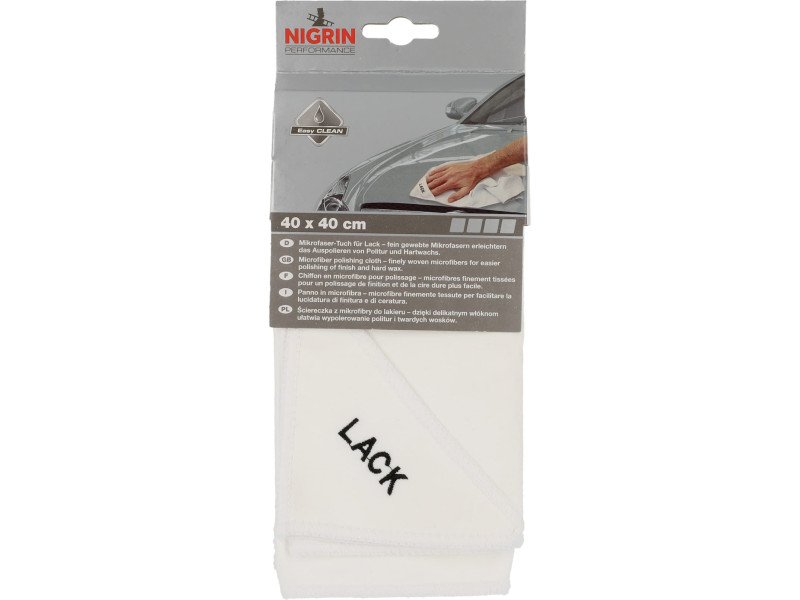 NIGRIN chiffon en microfibres Performance, pour polissage