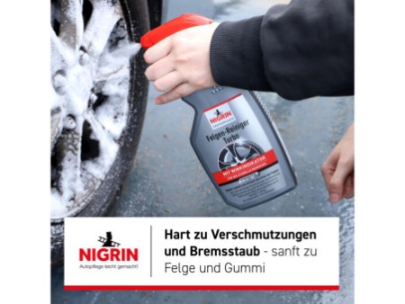 NIGRIN Nettoyant pour jantes Turbo, 500 ml