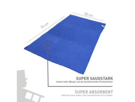NIGRIN Performance Superchiffon, bleu