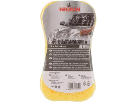 NIGRIN Eponge universelle pour voiture Super Soft, jaune