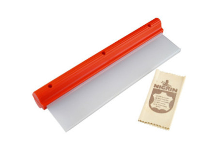 NIGRIN Raclette en silicone & peau de chamois Performance