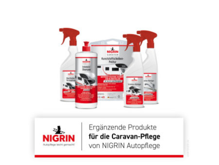 NIGRIN Brosse de lavage pour caravane, télescopique