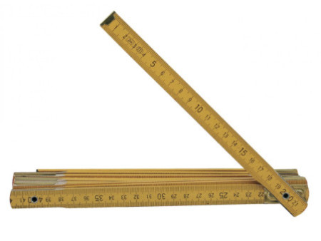 BRÜDER MANNESMANN Mètre pliant en bois, longueur: 2,0 m