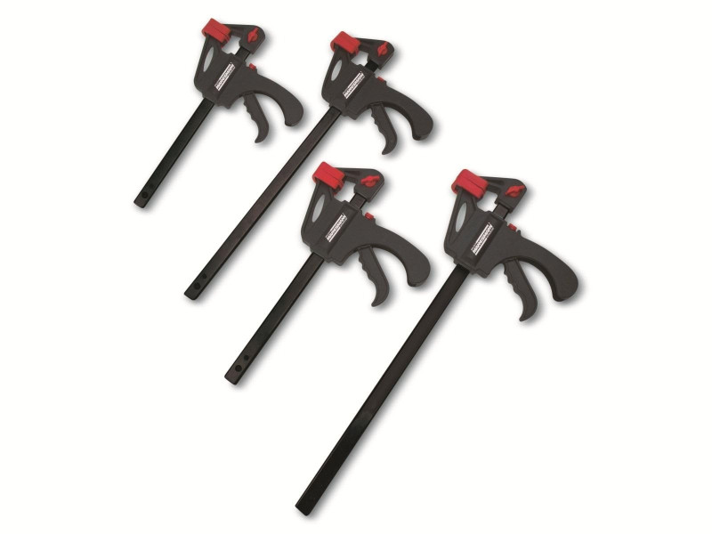 BRÜDER MANNESMANN Serre-joint, 4 pièces