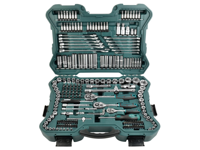 BRÜDER MANNESMANN Coffret d'embouts, 215 pièces