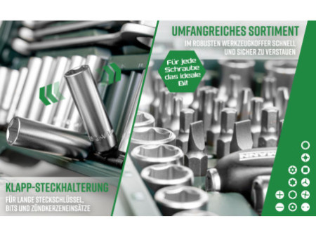 BRÜDER MANNESMANN Coffret d'embouts, 215 pièces