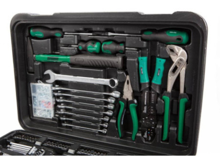 BRÜDER MANNESMANN Malette à outils, 122 pièces