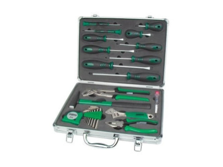 BRÜDER MANNESMANN Kit d'outils, 24 pièces, dans un coffret