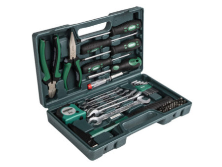 BRÜDER MANNESMANN Jeu d'outils, 47 pièces, dans un coffret