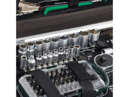 BRÜDER MANNESMANN Malette à outils, 124 pièces, coffre alu
