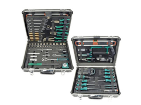 BRÜDER MANNESMANN Malette à outils, 160 pièces, coffre alu