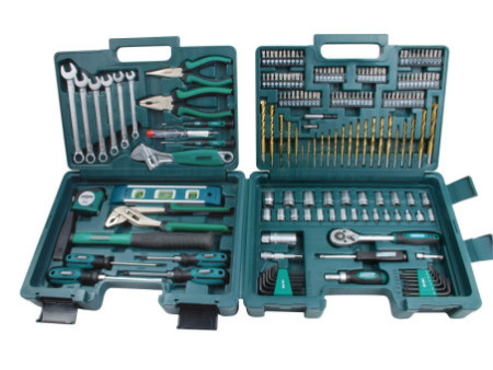 BRÜDER MANNESMANN Jeu d'outils, 176 pièces, coffre à outils