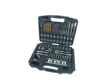 BRÜDER MANNESMANN Jeu d'outils, 163 pièces, caisse à outils